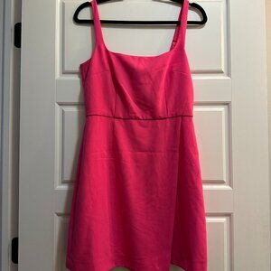 FRENCH CONNECTION WHISPER STRAPPY ENVELOPE DRESS - PINK SHERBET - 6